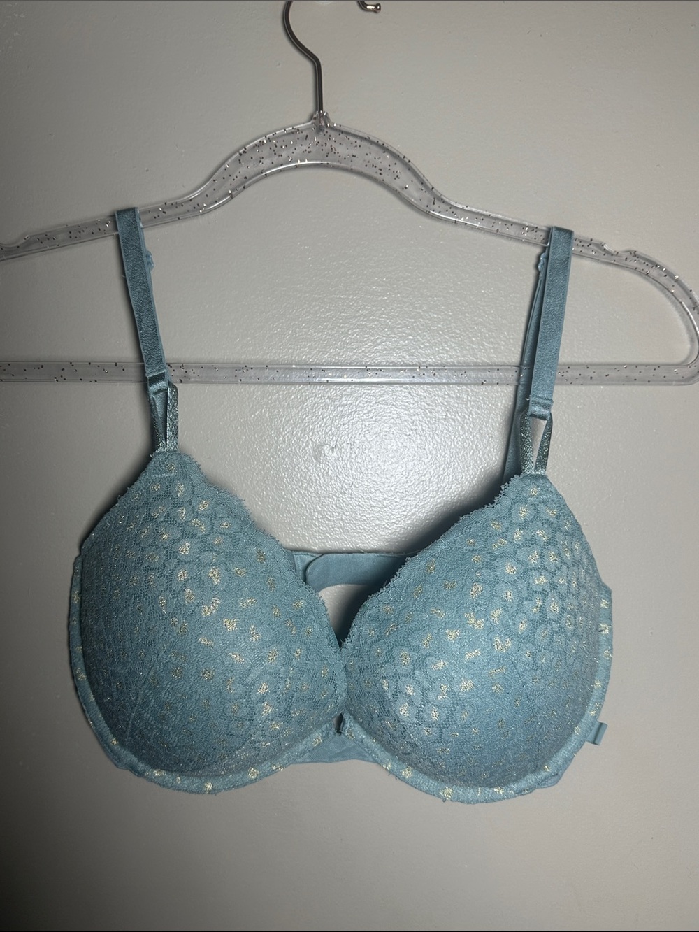 Victorias Secret 34DD Leopard Lace Push Up Bra